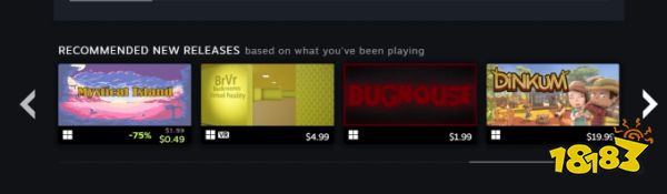 Steam商店界面更新：全新标签、类型等带来个性化体验