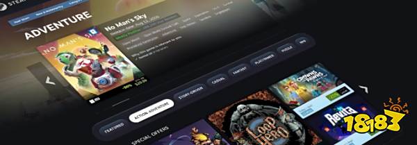 Steam商店界面更新：全新标签、类型等带来个性化体验