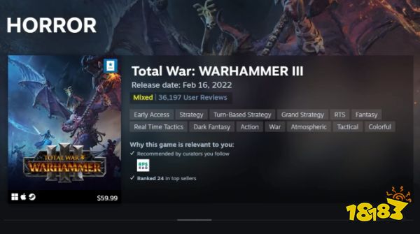 Steam商店界面更新：全新标签、类型等带来个性化体验