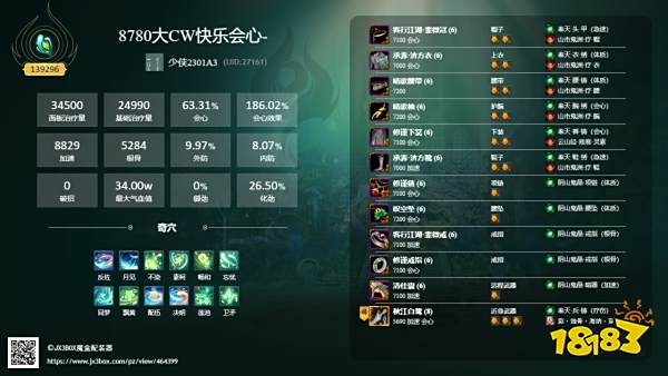 剑网3重制版北天药宗灵素怎么配装 北天药宗灵素毕业配装推荐