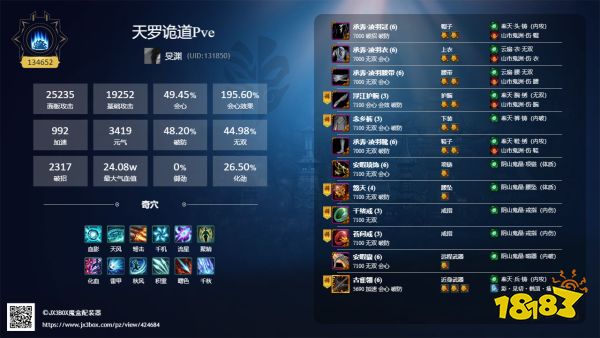 剑网3重制版唐门天罗诡道怎么配装 唐门天罗诡道毕业配装推荐