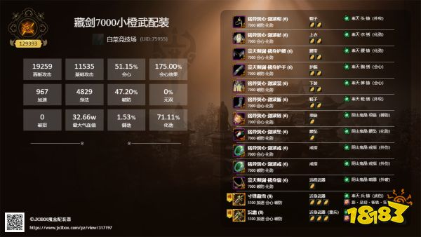 剑网3重制版藏剑轻剑问水诀怎么配装 藏剑重剑毕业配装推荐