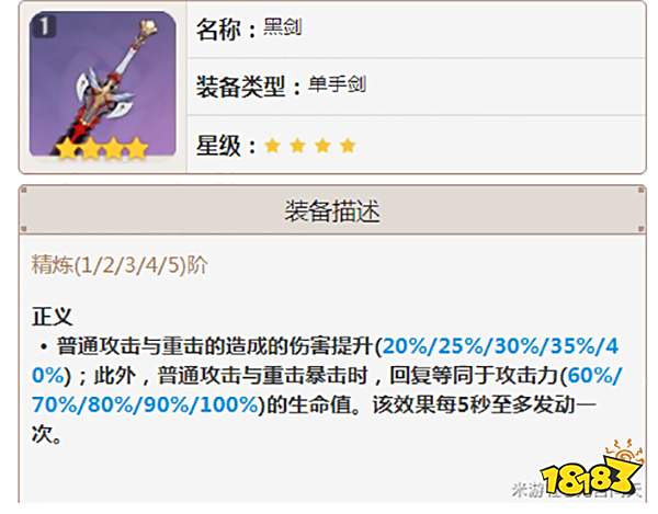 原神行秋武器推荐一览 行秋带什么武器好