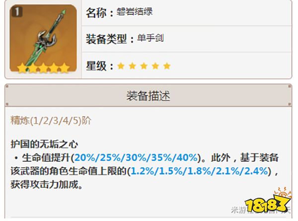 原神行秋武器推荐一览 行秋带什么武器好