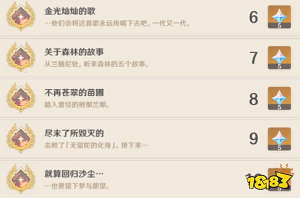 原神须弥隐藏成就一览 3.0须弥天动万象有哪些隐藏成就