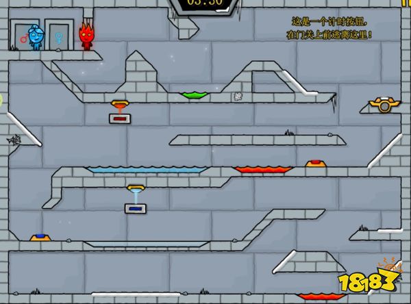 森林冰火人5第一关怎么过 第一关通关攻略