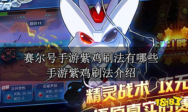 赛尔号手游紫鸡刷法有哪些 手游紫鸡刷法介绍