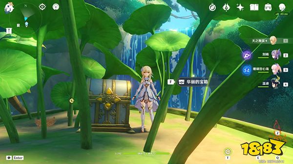 原神恒那兰那2个华丽宝箱获取攻略 恒那兰那荷叶上的华丽宝箱怎么拿