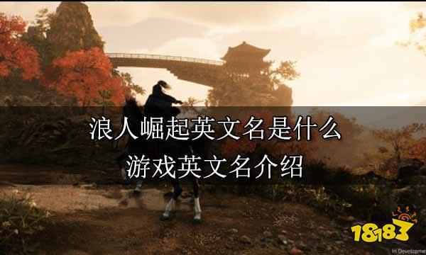 浪人崛起英文名是什么 游戏英文名介绍