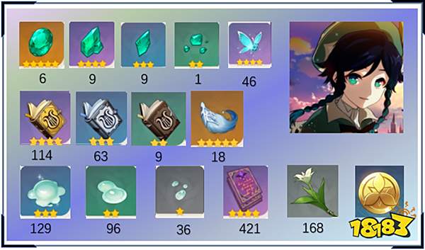 原神温迪突破材料一览 温迪突破80级都需要哪些材料