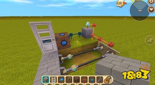迷你世界怎么制作開門陷阱 開門陷阱制作方法分享