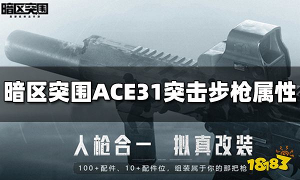 暗区突围ACE31突击步枪怎么样 ACE31属性介绍