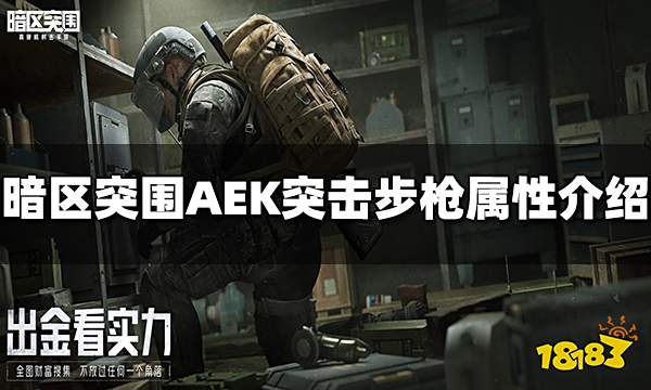 暗区突围AEK突击步枪怎么样 AEK突击步枪属性介绍