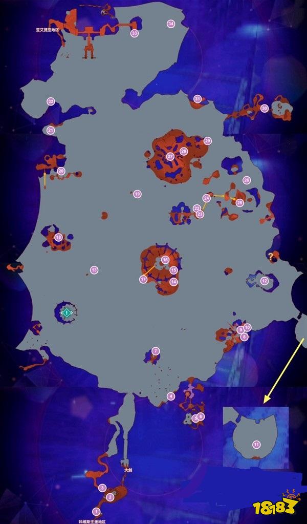 异度之刃3嘉登西亚地区(上)珍稀怪物位置详情 嘉登西亚地区(上)珍稀怪物位置一览