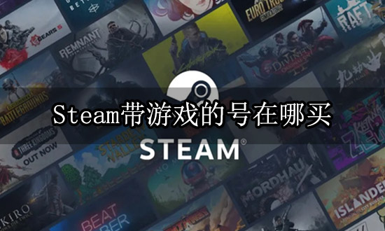 Steam带游戏的号在哪买 正规安全购号平台介绍