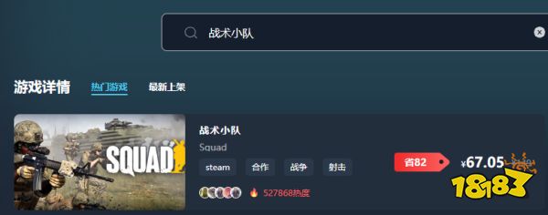 战术小队多少钱 战术小队最低价格介绍