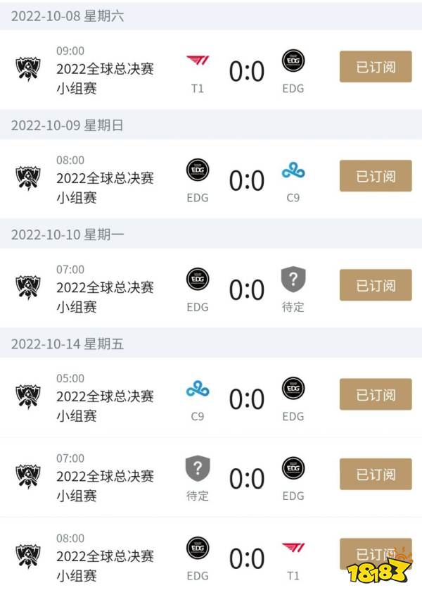 edgs12小组赛赛程是什么 loledgS12小组赛赛程介绍