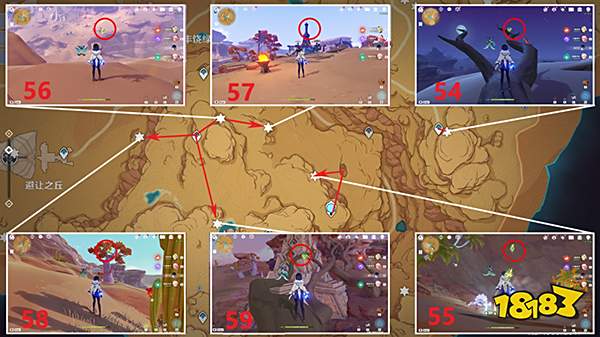 原神3.1版本草神瞳位置一览 草神瞳采集路线图文全览