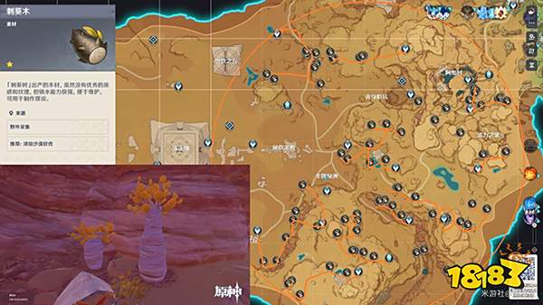 原神木材采集位置总览 不同种类的木头都在哪