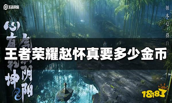王者荣耀赵怀真要多少金币 赵怀真价格介绍