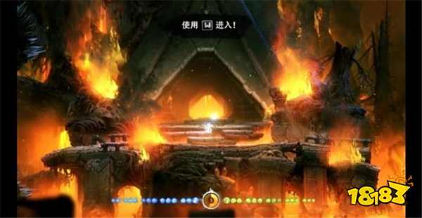 奥日与迷失森林怎么通过关卡暖之元素1 任关卡暖之元素1攻略教程