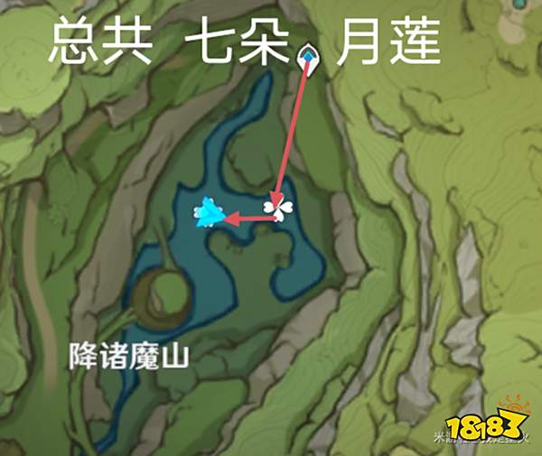 原神月莲位置分布一览 月莲超轻松采集路线一览