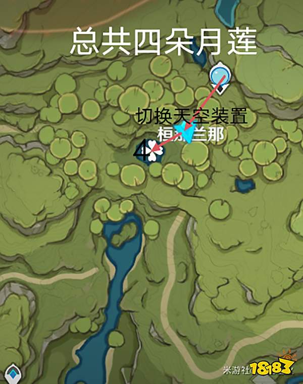 原神月莲位置分布一览 月莲超轻松采集路线一览