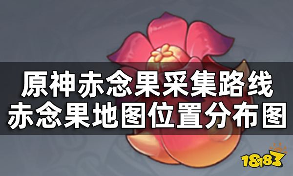 原神赤念果采集路线一览 赤念果地图位置分布图