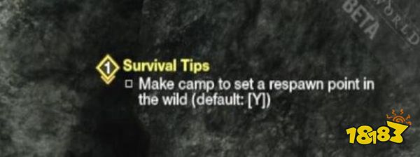 新世界怎么放篝火 Survival Tips篝火位置放法技巧