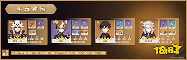 原神阿贝多阵容搭配推荐3.1版本 阿贝多平民配队攻略