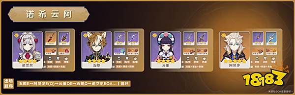 原神阿贝多阵容搭配推荐3.1版本 阿贝多平民配队攻略