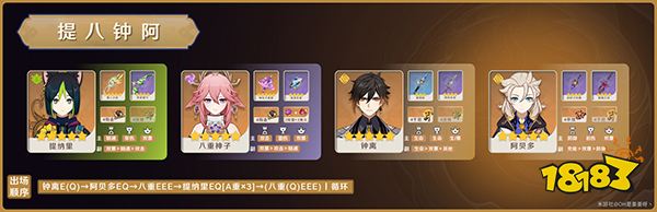 原神阿贝多阵容搭配推荐3.1版本 阿贝多平民配队攻略