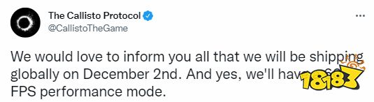 《木卫四协议》官方确认支持60帧性能模式 于12月2日发售