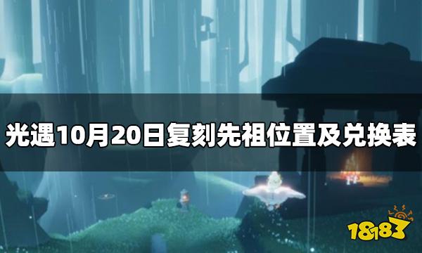 光遇10.20复刻先祖在哪2022 10月20日复刻先祖位置及兑换表