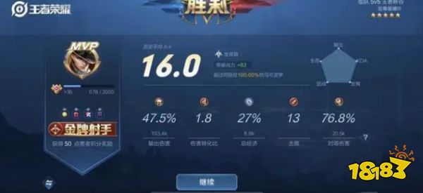 王者荣耀对局评分怎么计算 对局评分计算规则介绍