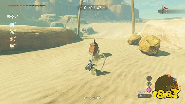 塞爾達荒野之息沙海象競速怎么玩 沙海象競速玩法攻略