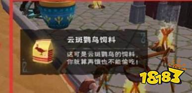 创造与魔法云斑鹦鸟饲料怎么做