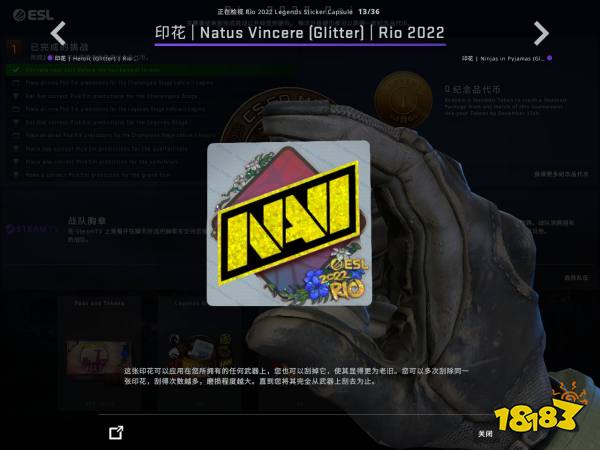 CSGO里约Major战队贴纸闪亮鉴赏 里约Major战队闪亮印花一览