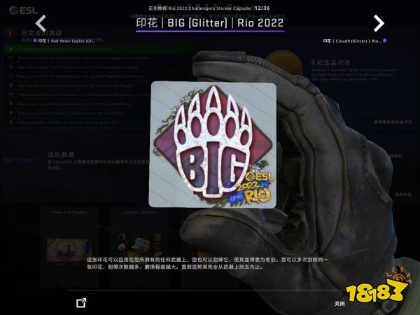 CSGO里约Major战队贴纸闪亮鉴赏 里约Major战队闪亮印花一览