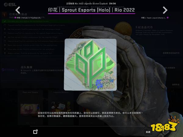 CSGO里約Major戰隊貼紙全息鑒賞 里約Major戰隊全息印花一覽