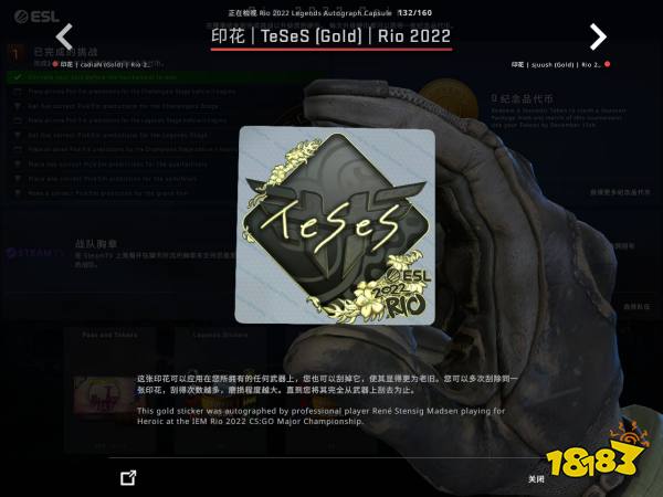 CSGO里约Major传奇组选手贴纸鉴赏 里约Major传奇组印花一览