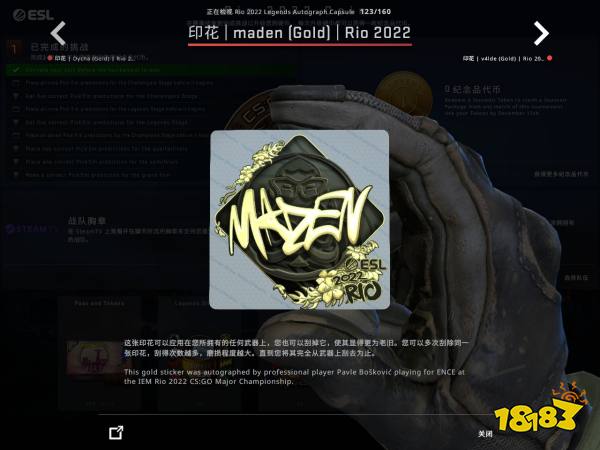 CSGO里约Major传奇组选手贴纸鉴赏 里约Major传奇组印花一览