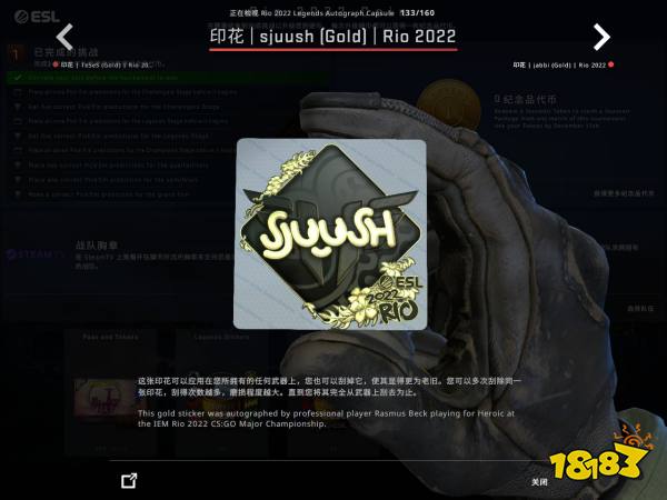 CSGO里约Major传奇组选手贴纸鉴赏 里约Major传奇组印花一览