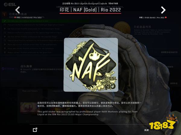 CSGO里约Major传奇组选手贴纸鉴赏 里约Major传奇组印花一览