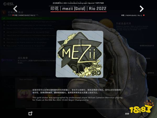 CSGO里约Major竞争组选手贴纸鉴赏 里约Major竞争组印花一览