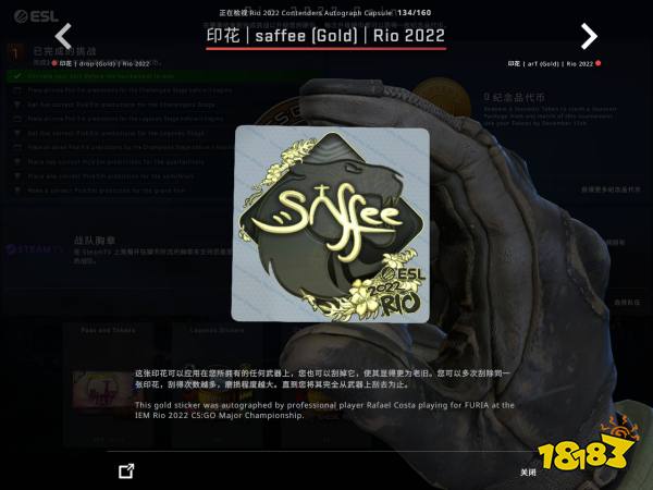 CSGO里約Major競爭組選手貼紙鑒賞 里約Major競爭組印花一覽