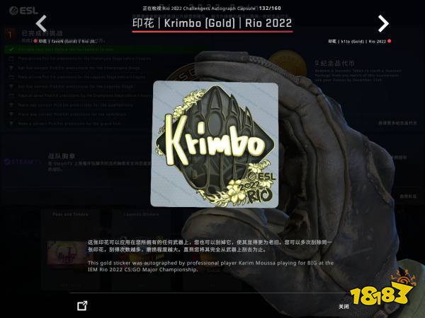 CSGO里约Major挑战组选手贴纸鉴赏 里约Major挑战组印花一览