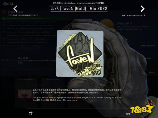 CSGO里约Major挑战组选手贴纸鉴赏 里约Major挑战组印花一览