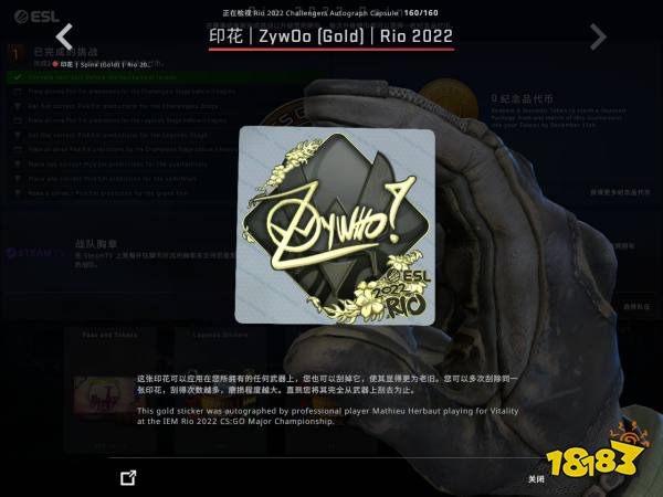 CSGO里约Major挑战组选手贴纸鉴赏 里约Major挑战组印花一览