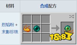 我的世界末影之眼怎么合成 我的世界末影之眼合成方法介绍